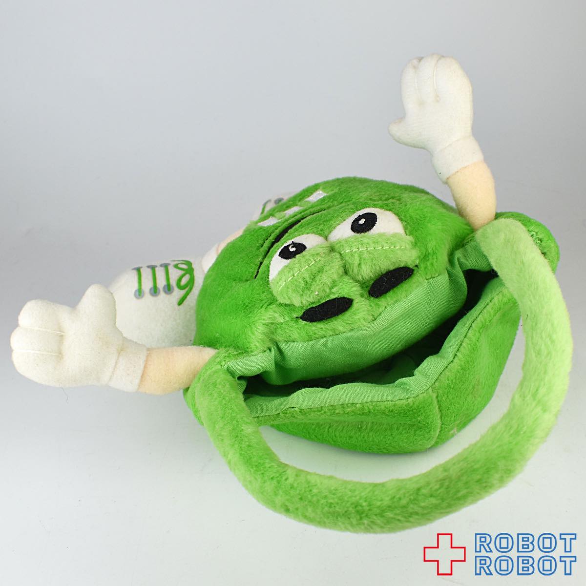 M&M's グリーン ぬいぐるみ ポーチ バッグ