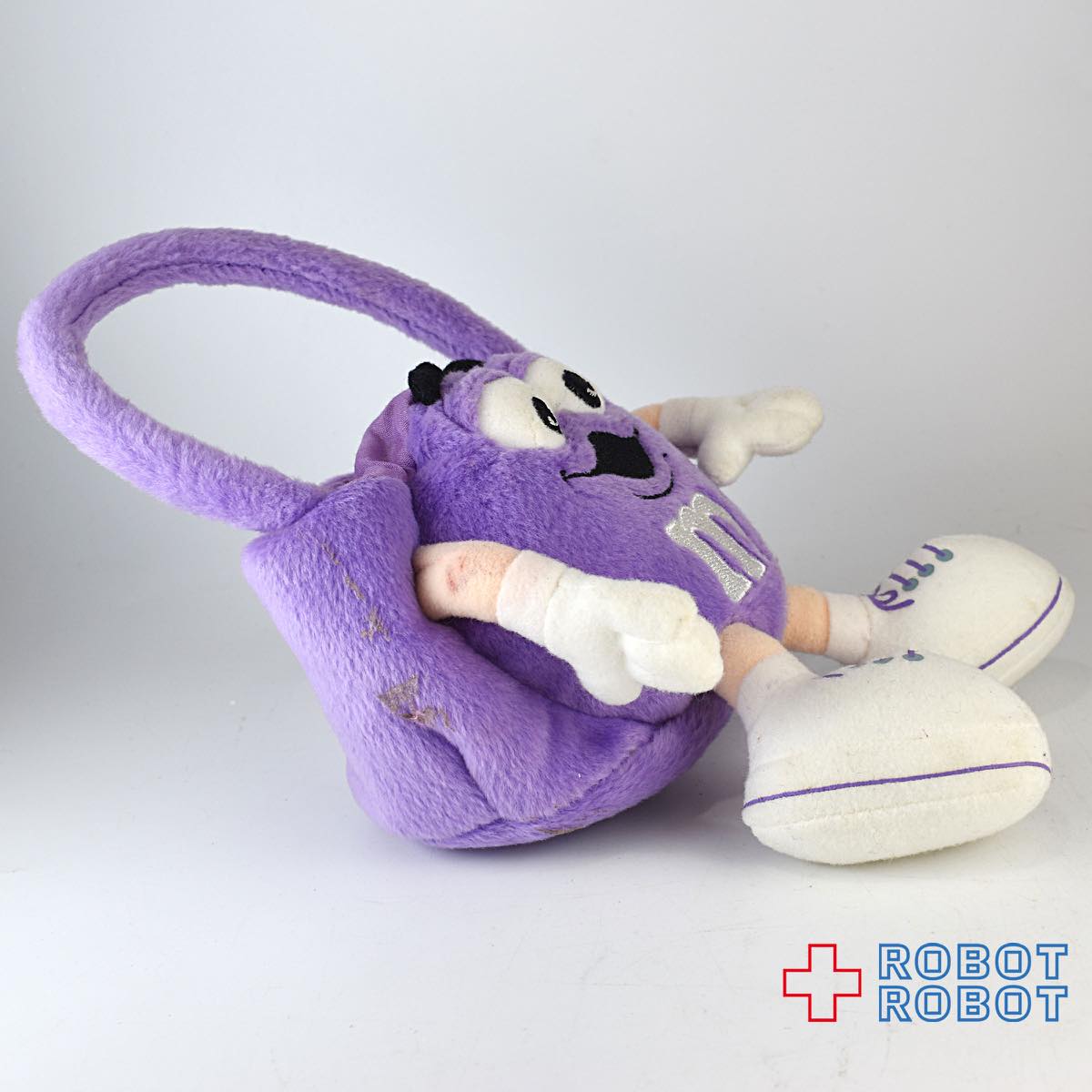 M&M's パープル ぬいぐるみ ポーチ バッグ