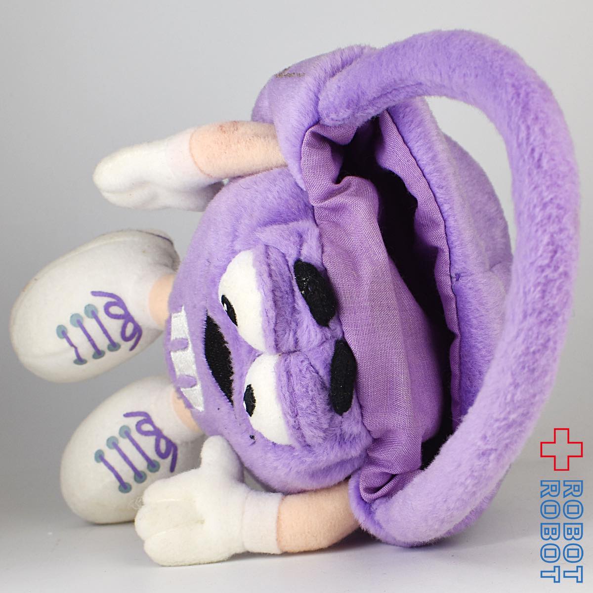 M&M's パープル ぬいぐるみ ポーチ バッグ