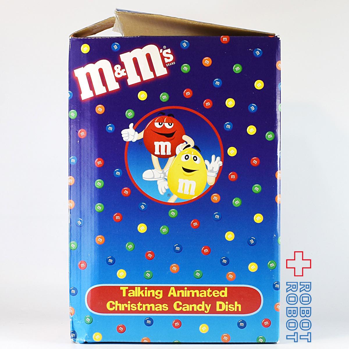 M&M's レッド トーキング アニメイテッド クリスマス キャンディ ディッシュ