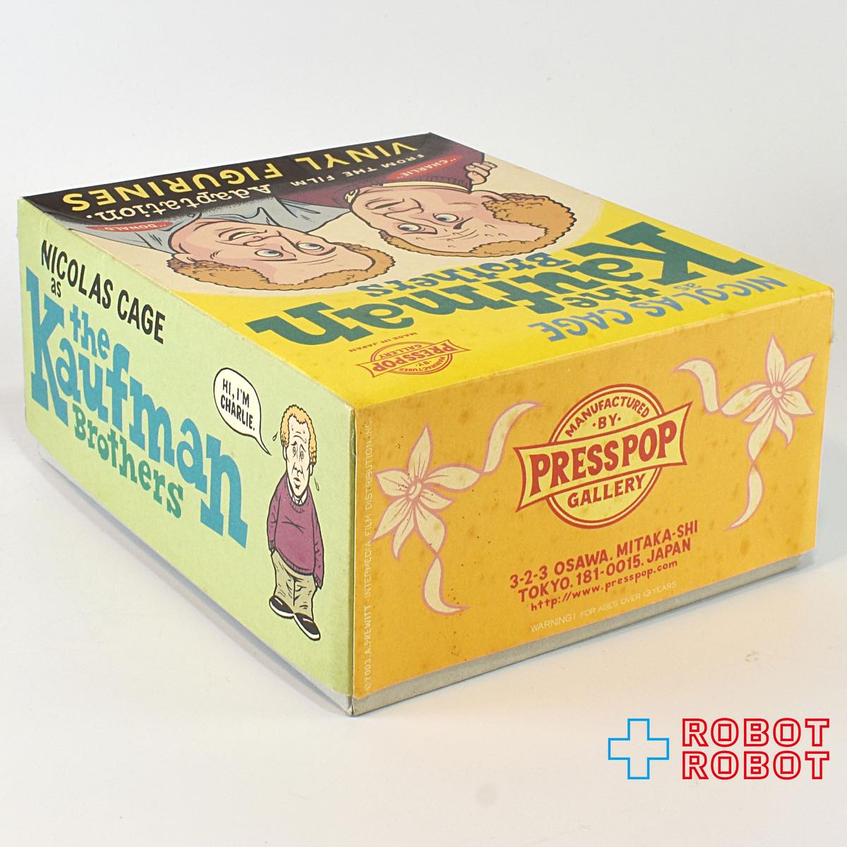 プレスポップ アダプテーション ニコラス・ケイジ カウフマンブラザーズ ソフビフィギュア
