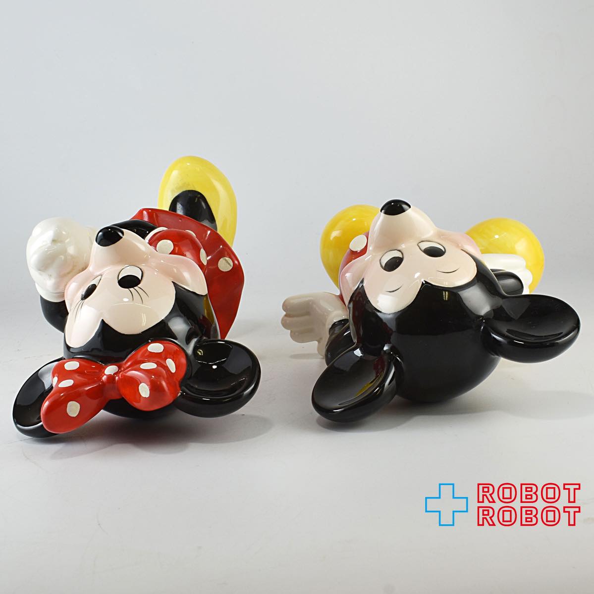 東京ディズニーランド ミッキーマウス ミニーマウス 陶器 フィギュア