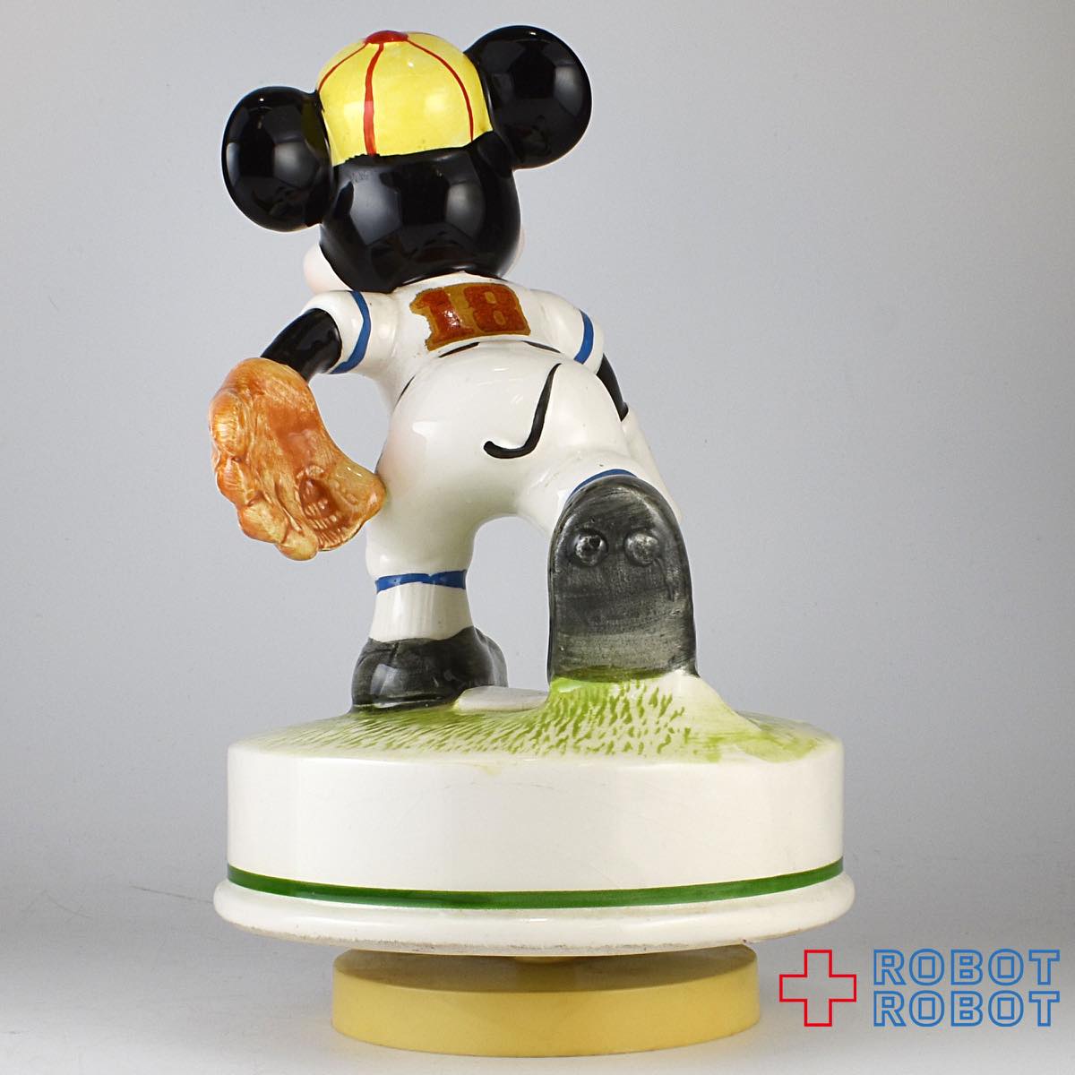 ウォルトディズニープロダクション ミッキーマウス 陶器製 オルゴール