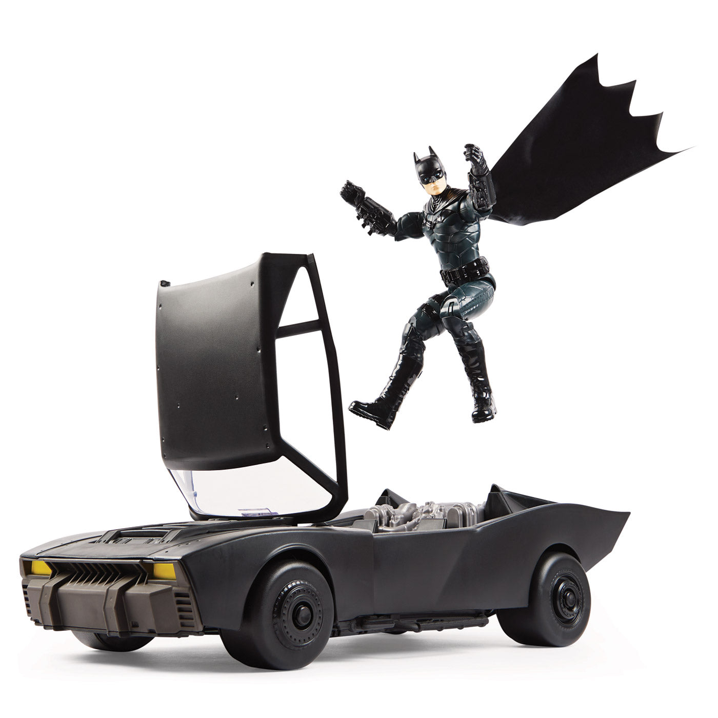 スピンマスター ザ・バットマン 12インチ バットマン & バットモービル